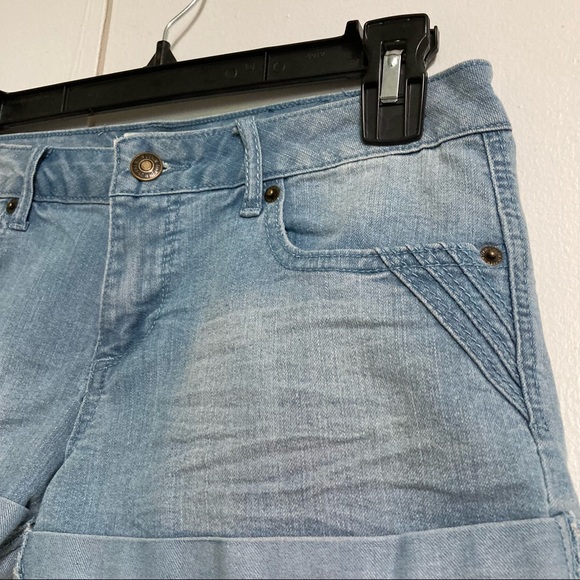 Forever 21 Premium Denim Shorty Shorts Blue Jeans Womens Size 26 - Picture 12 of 16